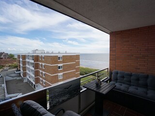 Balkon mit Meerblick