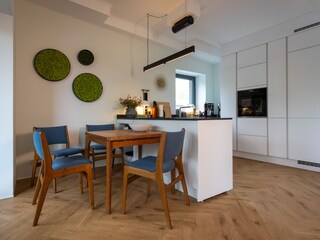 Küche, Essen mit Quooker, Espressomachine etc.