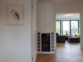 von Küche ins WZ, Weinkühlschrank