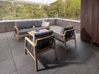 Blick auf die Westterrasse