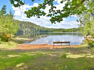 kinderfreundlicher, flacher Badestrand