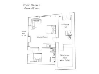 ground floor nature ski lodge sterwen