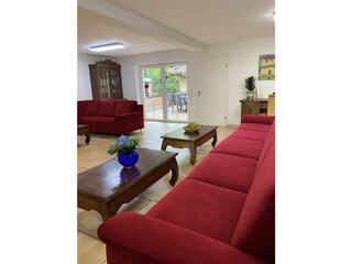 Wohnzimmer mit XXL Sofas