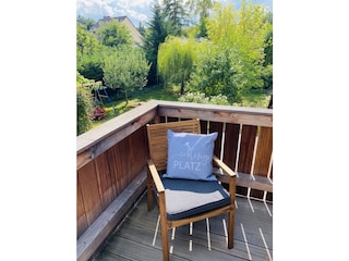 Gartenblick vom Balkon