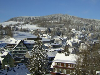 Blick aus der Ferienwohnung
