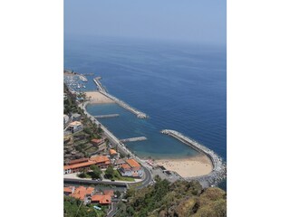Calheta Beach von oben