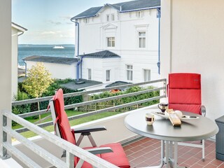 Balcony with ocean view