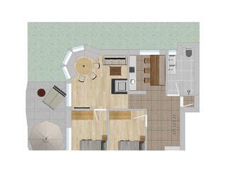 Ferienwohnung Mittenwald Grundriss 17