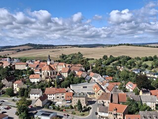 Blick auf Stadt Mansfeld