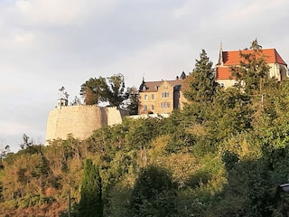 Blick auf Schloss Mansfeld