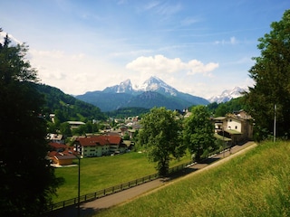 Panoramablick mit Watzmann
