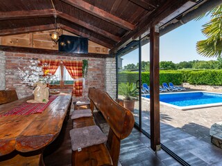 Apartamento de vacaciones Raša Grabación al aire libre 11