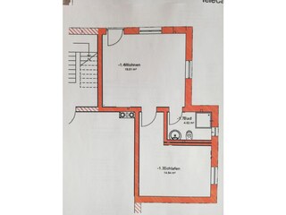 Grundriss der Wohnung