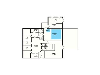Ferienhaus Løkken Grundriss 3