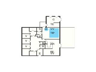 Ferienhaus Løkken Grundriss 4