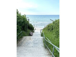 Strandzugang Treppen