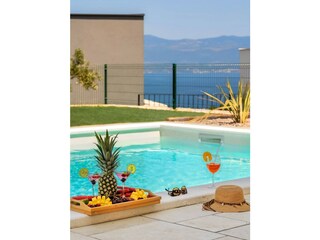 Villa Pinaza A am Meer mit beheiztem Pool