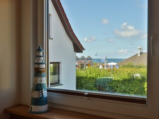 Meerblick aus kleinem Zimmer