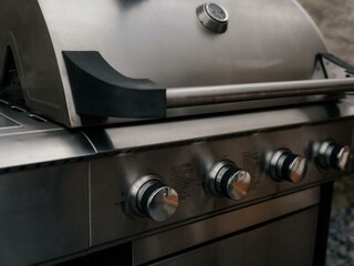 Terrasse mit Gasgrill