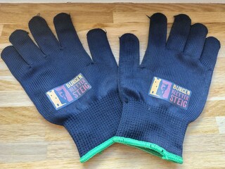 Kletterhandschuhe für den Burgenklettersteig