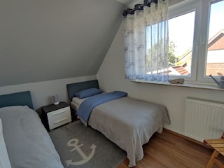 Schlazimmer mit Einzelbetten