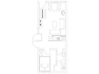 Casa per le vacanze Bruinisse Pianta del piano 34