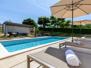 Hohe Privatsphäre am Pool