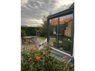 Blick auf die Terrasse