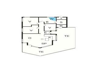 Vakantiehuis Friedrichskoog Grondplan 6