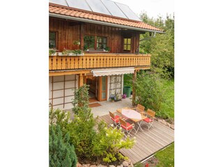 Außenansicht Südbalkon