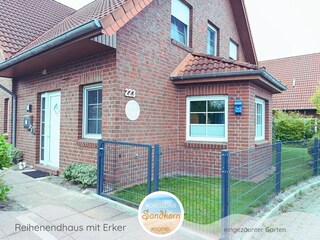 Nordseehus Sandkor - Reihenendhaus mit Erker