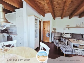 Offener Wohnbereich im Erdgeschoß