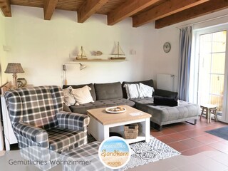 Nordseehus Sandkorn - Wohnzimmer
