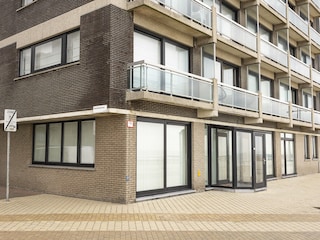 Zijaanzicht vakantieappartement