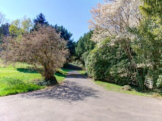 Driveway to the house