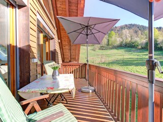 Balkon obere Wohnung