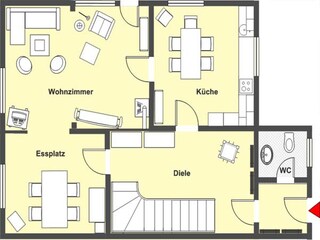 Casa per le vacanze Dreschvitz Pianta del piano 19