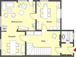 Maison de vacances Dreschvitz Plan d'étage 19
