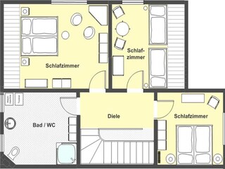 Vakantiehuis Dreschvitz Grondplan 20