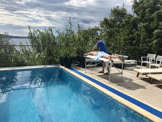 Massage on request. Paid extra.