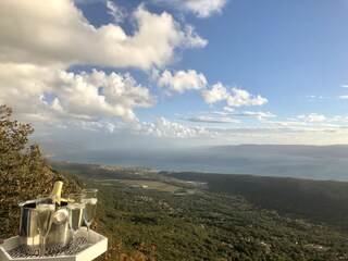 aussichtspunkt mit prosseco