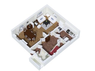 Casa de vacaciones List Plano de planta 21