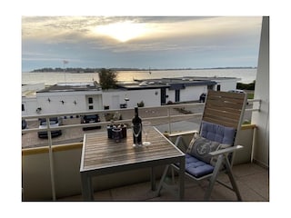 Balkon mit Meerblick