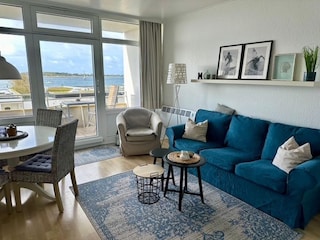 Wohnzimmer mit Meerblick
