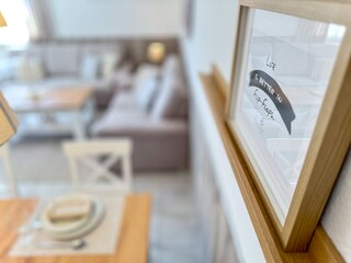 Blick in das Wohnzimmer