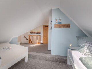 Schlafgalerie Blick zum Flur