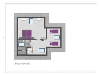 Grundriss obere Etage