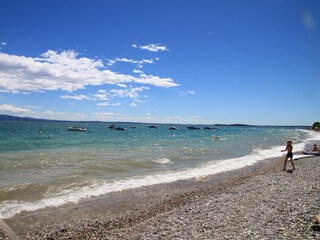 The beach