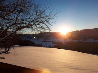 Sonnenaufgang im Winter