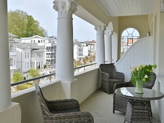 Loggia mit Blick auf die Wilhelmstraße Wohnung 9